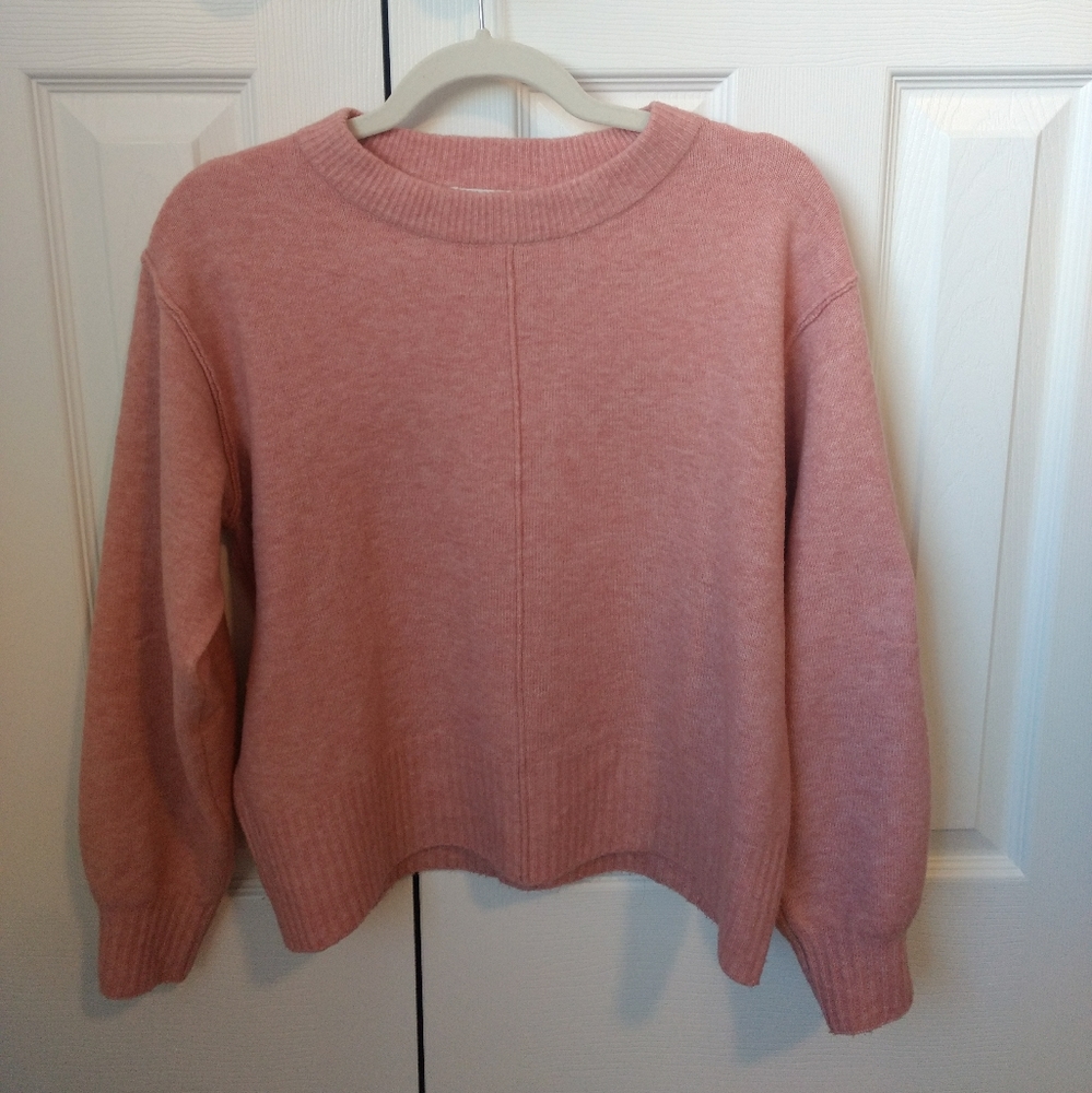 Pink sweater from Mango